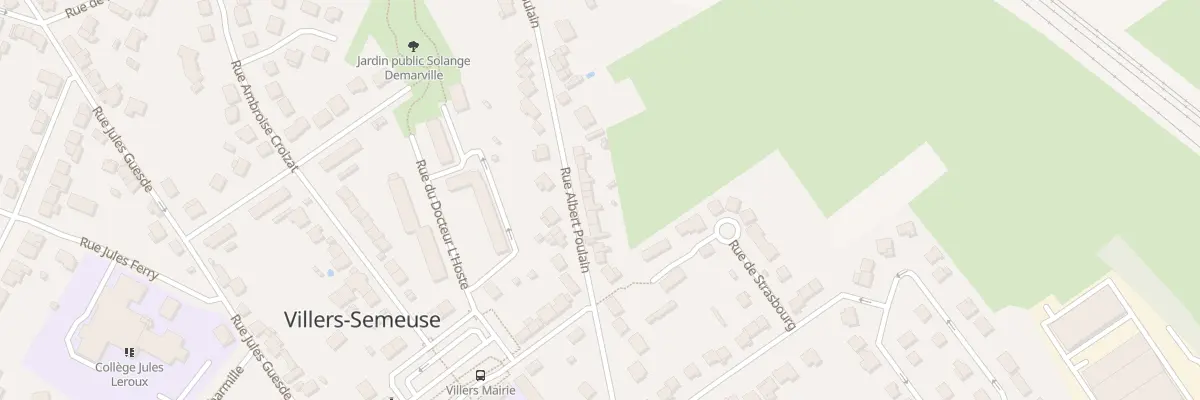 Plan du 18 Rue Albert Poulain à Villers-Semeuse