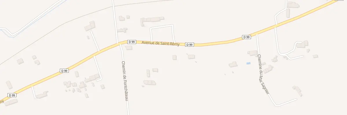 Plan du 5333A Av de Saint Rémy à Saint-Étienne-du-Grès