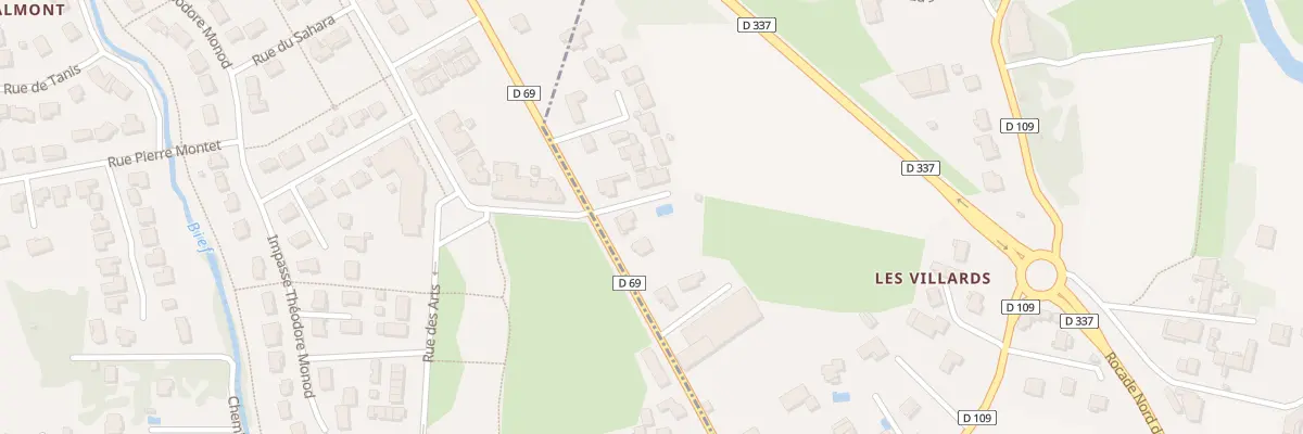 Plan du 344 Rue des Villards à Taponas