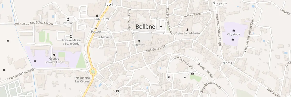 Plan du 53 Rue-de-la-Paix à Bollène