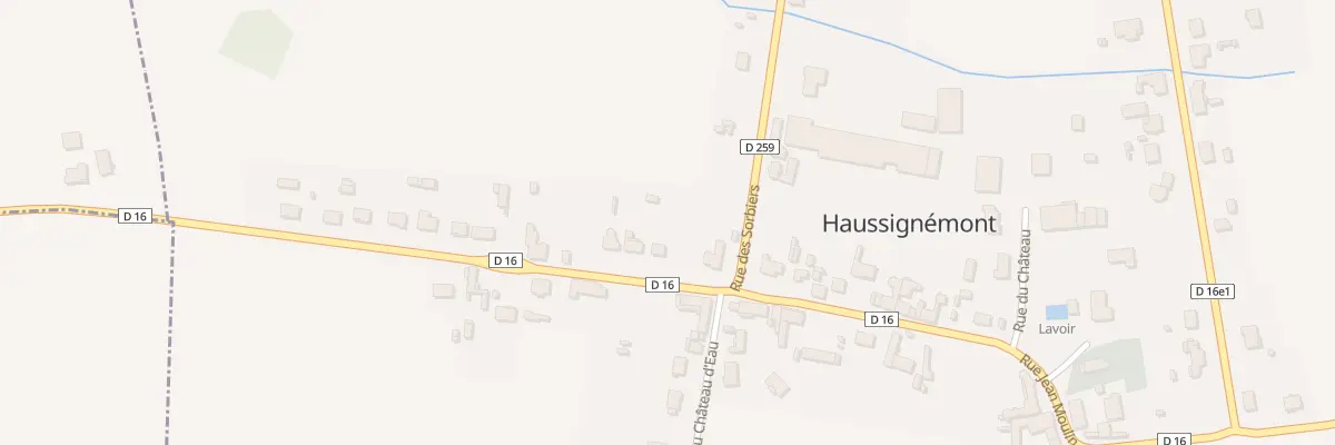 Plan du 25 Rue du Marronnier à Haussignémont