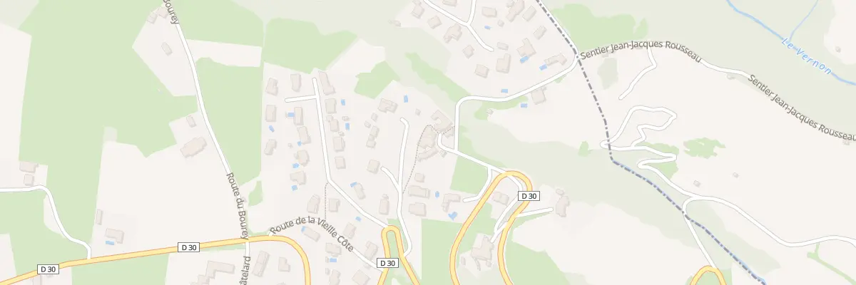 Plan du 89 Che du Vernon à Vérin