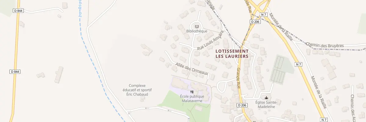 Plan du 9 Lot Les Ormeaux à Malataverne