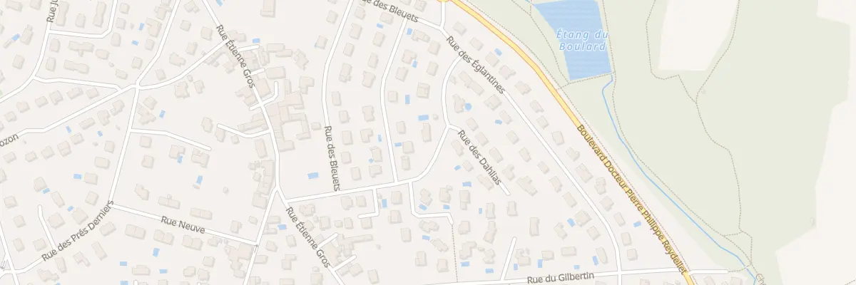 Plan du 8 Rue des Anémones à Chaponost