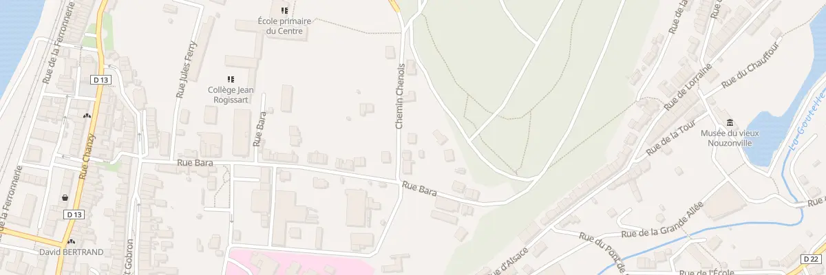 Plan du 8 Che Chenois à Nouzonville
