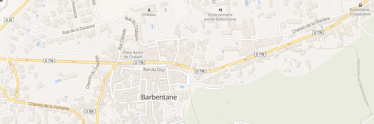 Plan du 13 Av Bertherigues à Barbentane