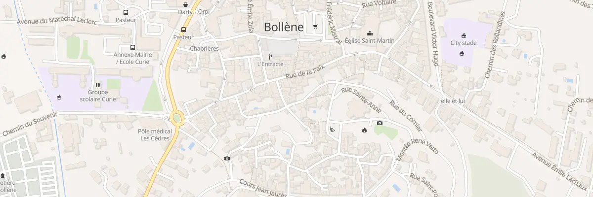 Plan du 6 Rue Sainte Anne à Bollène