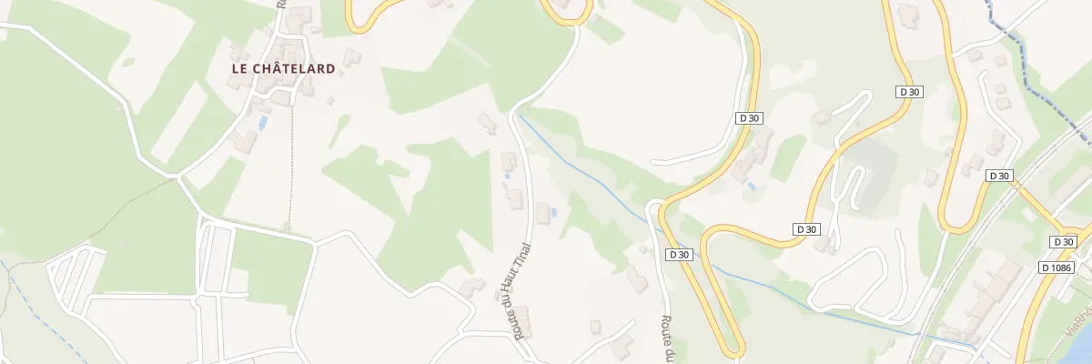 Plan du 207 Rte du Haut Tinal à Vérin