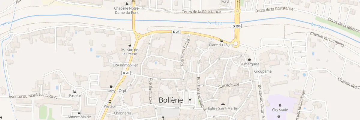 Plan du 1 Rue du Saint Sacrement à Bollène