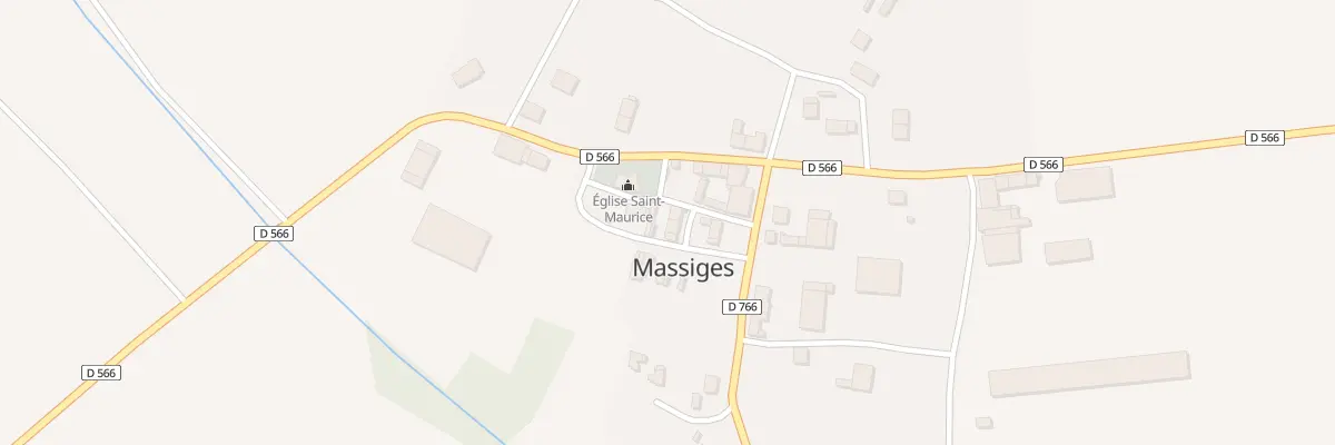Plan du 2 Rue de l’Eglise à Massiges