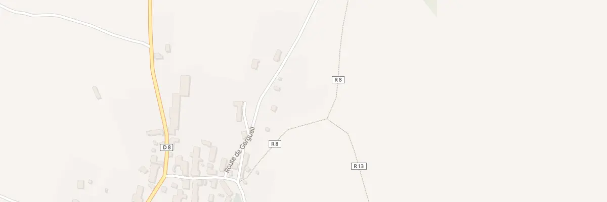 Plan du 8 Rte de Gergueil à Saint-Jean-de-Bœuf