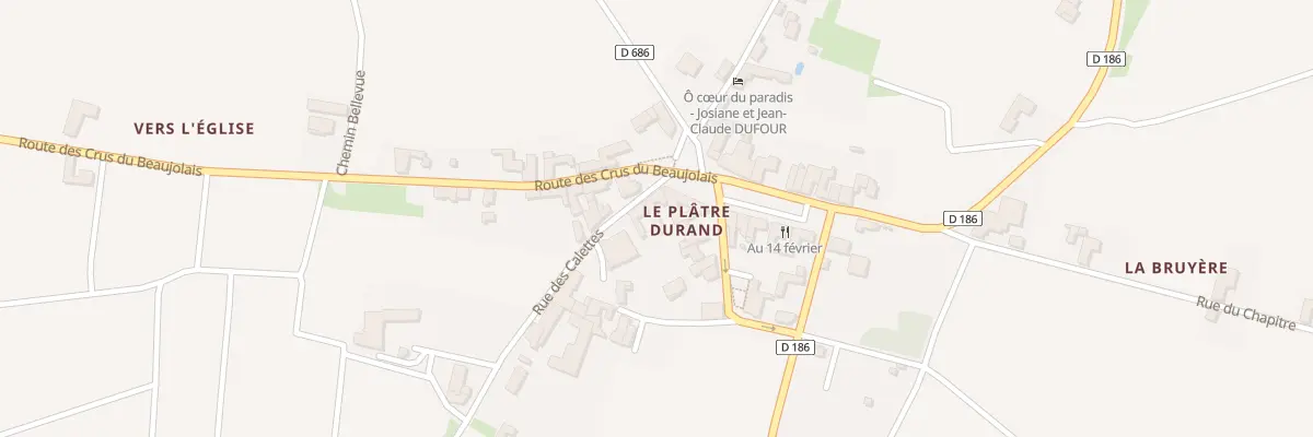 Plan du 15 Rue des Calettes à Saint-Amour-Bellevue