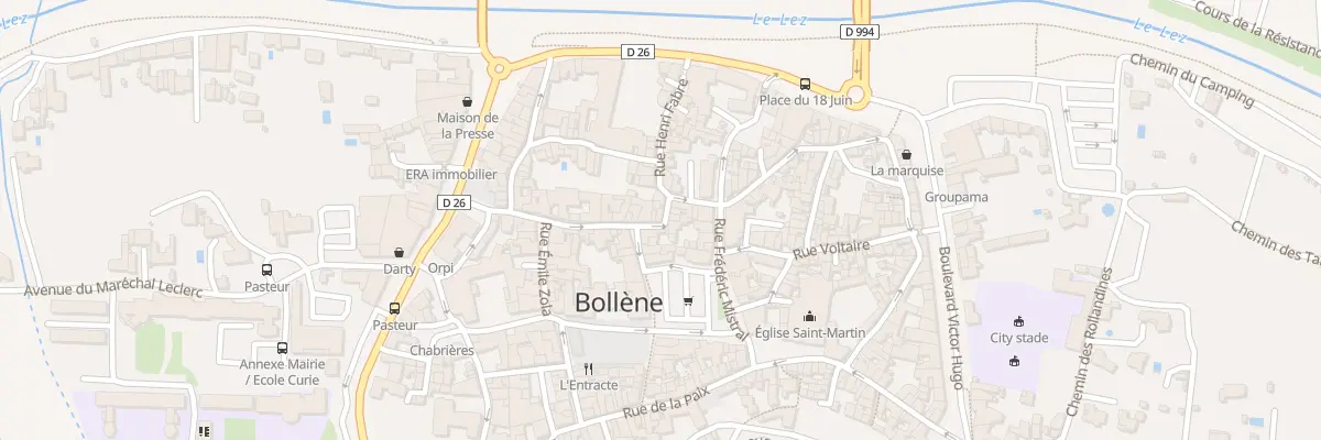 Plan du 3 Rue Plan de Grignan à Bollène