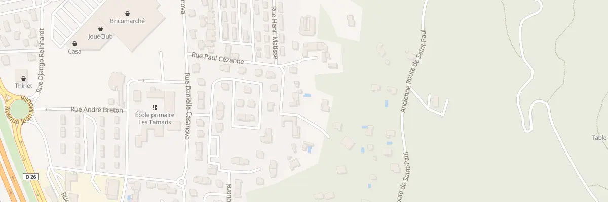 Plan du 156 Rue Paul Cezanne à Bollène