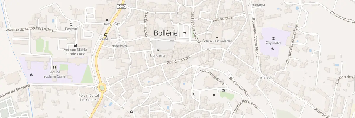 Plan du 47 Rue-de-la-Paix à Bollène