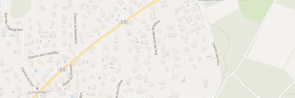 Plan du 10 Rue des Gdes Bruyeres à Francheville