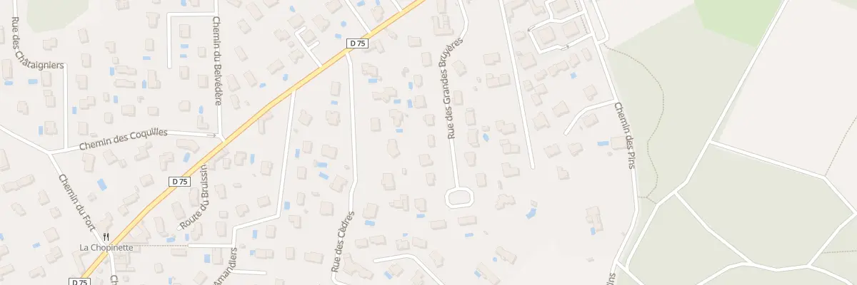 Plan du 12 Rue des Gdes Bruyeres à Francheville