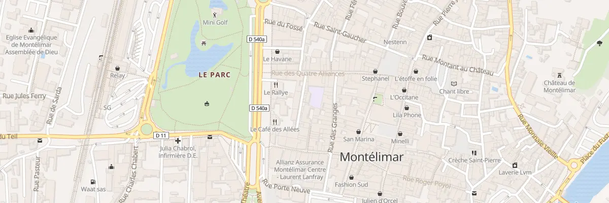 Plan du 31 Rue Quatre-Alliances à Montélimar