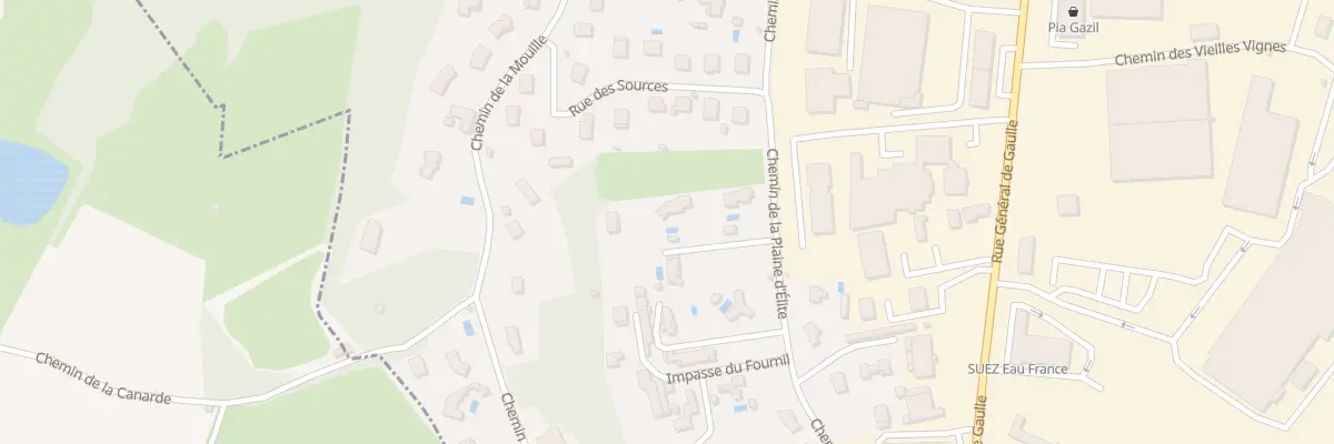 Plan du 32 Che de la Plaine d’Elite à Brignais