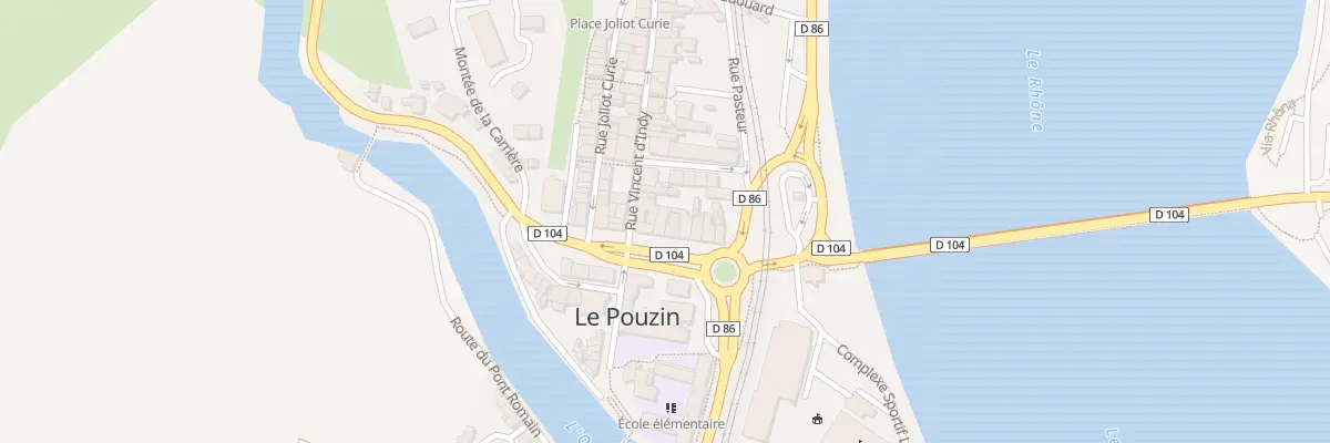 Plan du 10 Av Marcel Nicolas au Pouzin