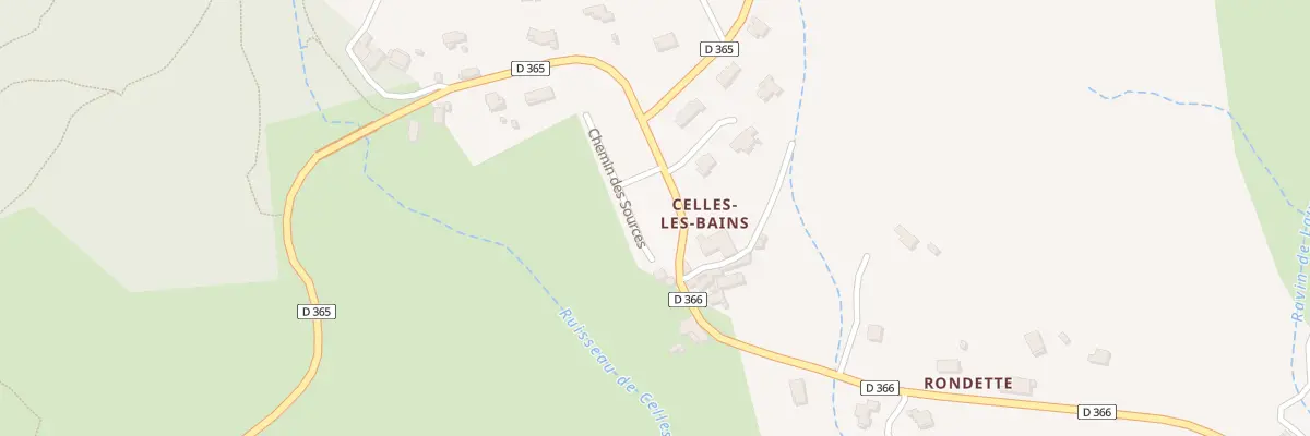 Plan du 63 Che des Sources à Rompon