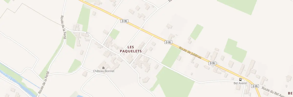 Plan du 5275 Les Paquelets à La Chapelle-de-Guinchay