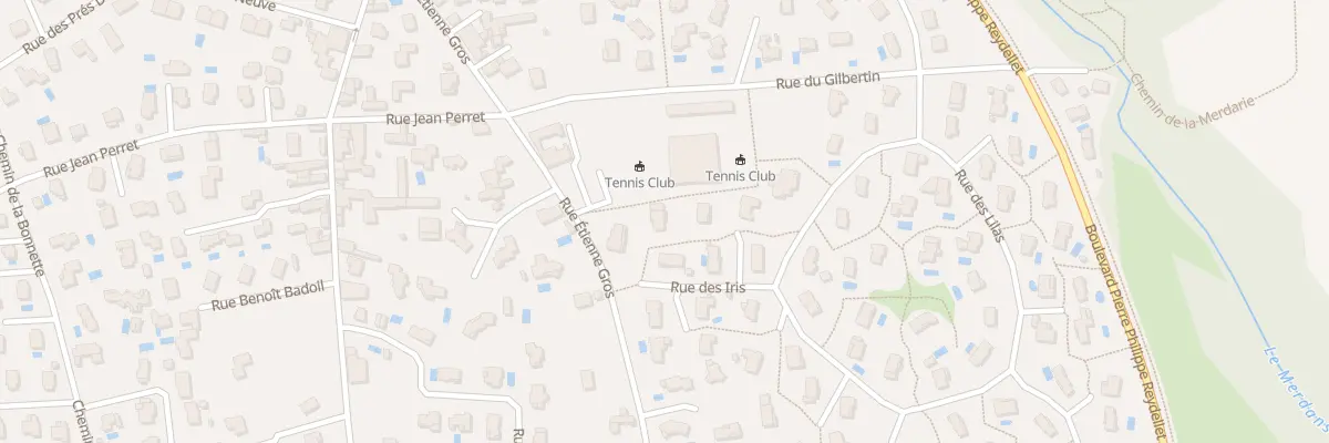 Plan du 18 Rue des Iris à Chaponost