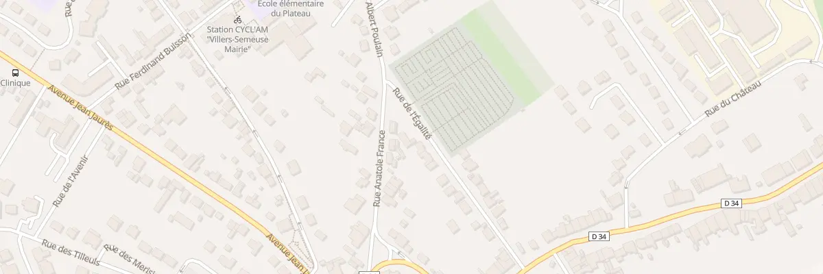 Plan du 17 Rue de l’Égalité à Villers-Semeuse
