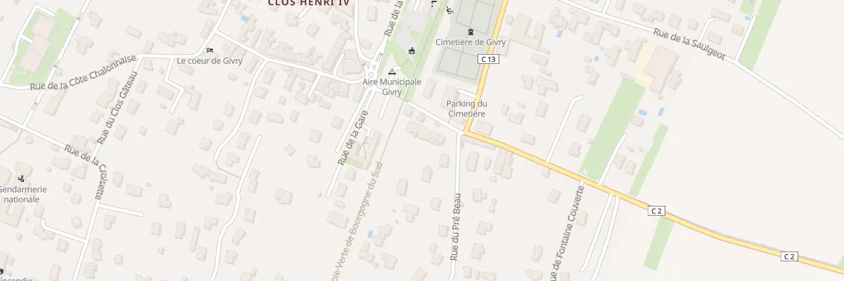 Plan du 4 Rue de Fontaine Couverte à Givry