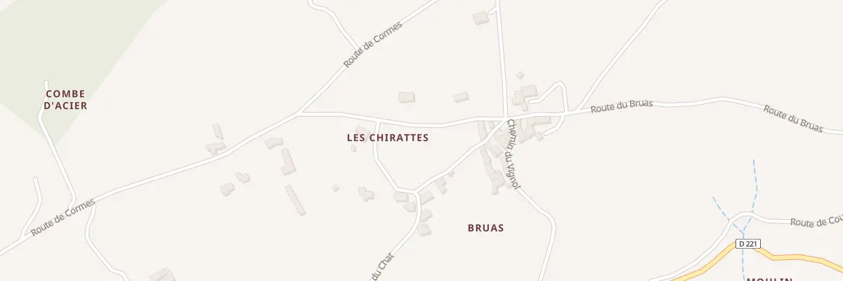 Plan du 150 Rte du Bruas à Ardoix