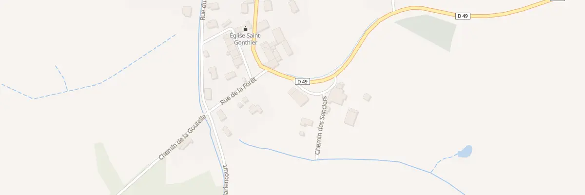 Plan du 3B Rue de St Gonthier à Chalandry-Elaire