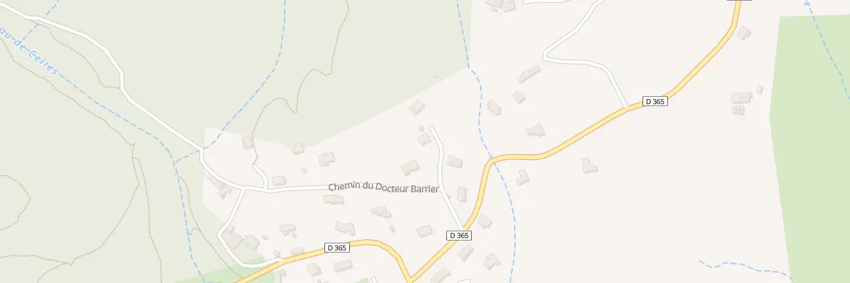 Plan du 56 Che du Docteur Barrier à Rompon