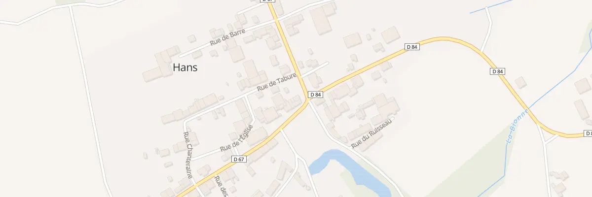 Plan du 1 Rue du Gue à Hans