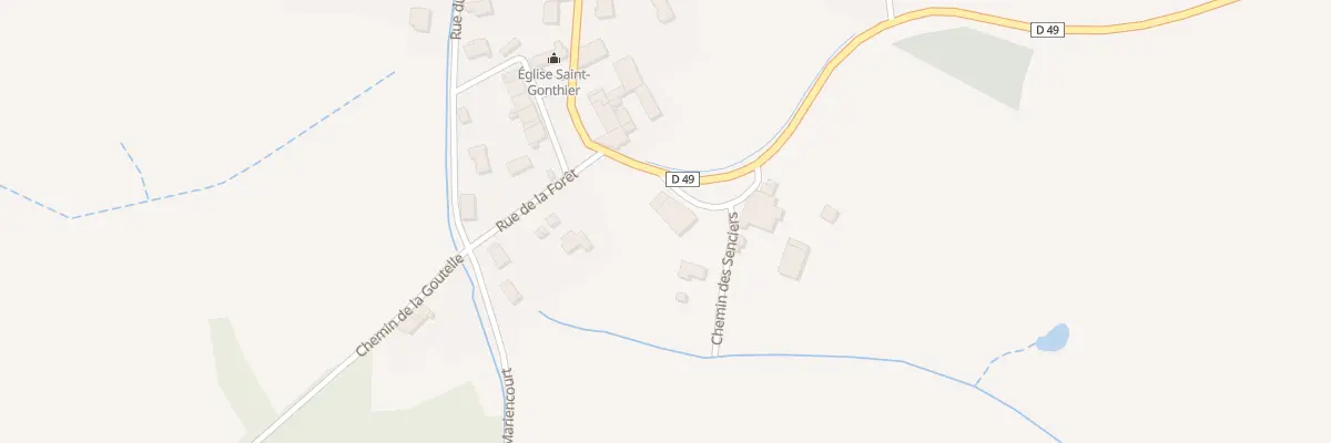Plan du 3C Rue de Saint Gonthier à Chalandry-Elaire
