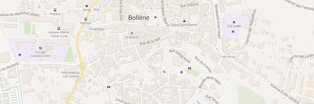 Plan du 20 Rue Sainte Anne à Bollène