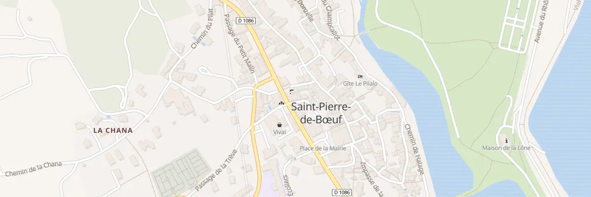 Plan du 1 Rue de l’Houche à Saint-Pierre-de-Bœuf