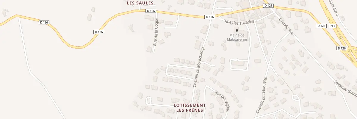 Plan du 60 Rue de Fond Serre à Malataverne