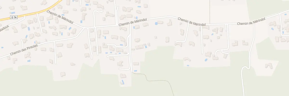 Plan du 320C Che de Mérindol à Mornas