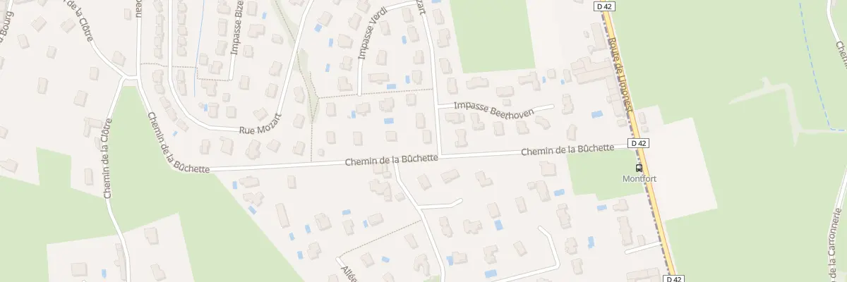 Plan du 64 Rue Mozart à Lissieu