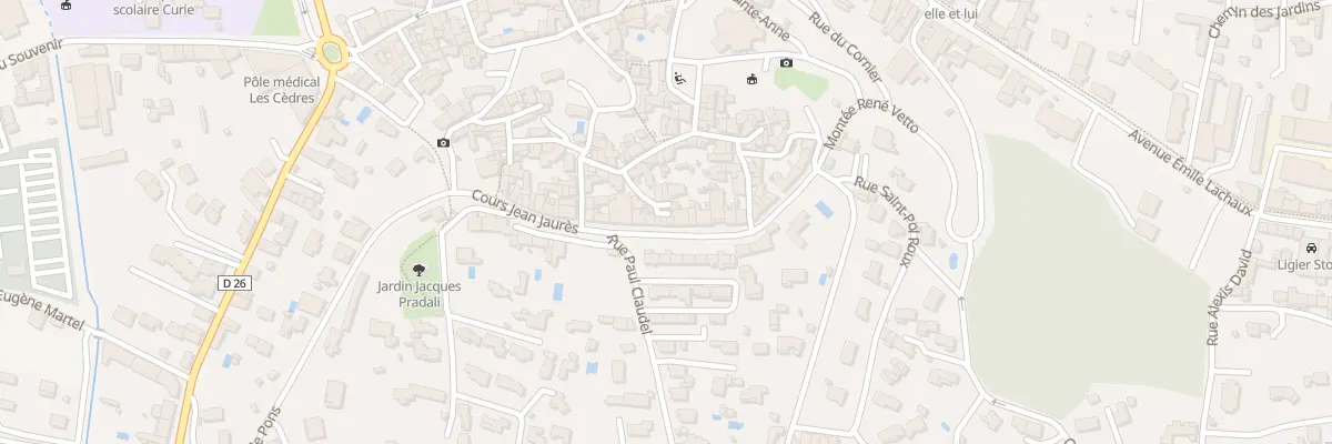 Plan du 21 Crs Jean Jaures à Bollène