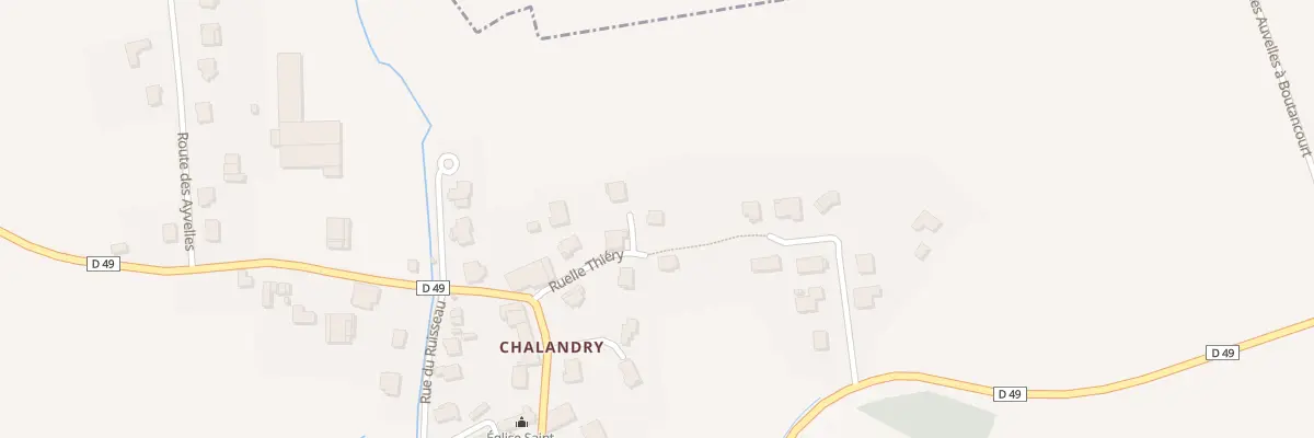Plan du 5 Rle Thiéry à Chalandry-Elaire
