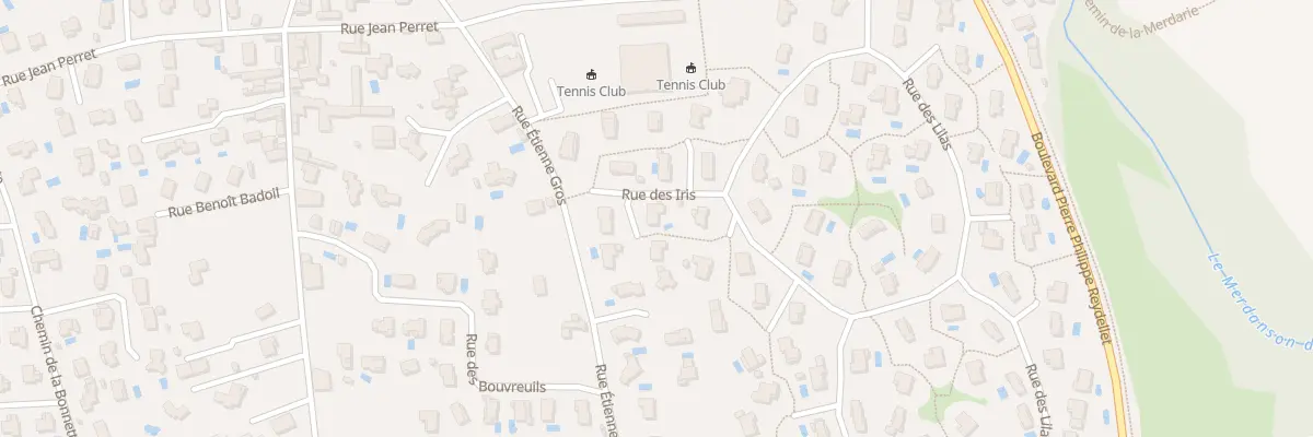 Plan du 28 Rue des Iris à Chaponost