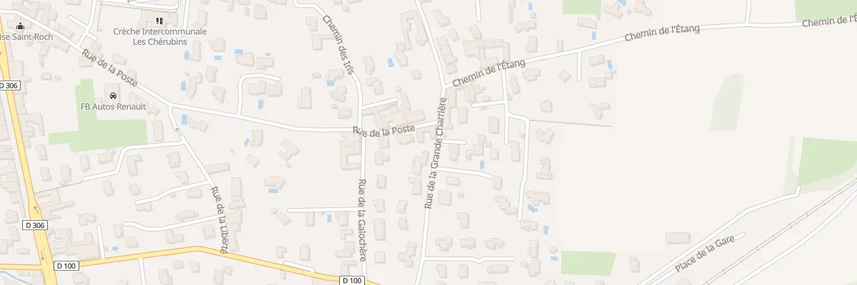 Plan du 24 Rue de la Poste aux Chères