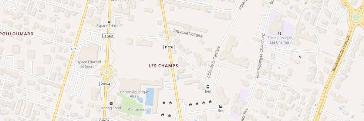 Plan du 2 Che de Ravaly à Montélimar