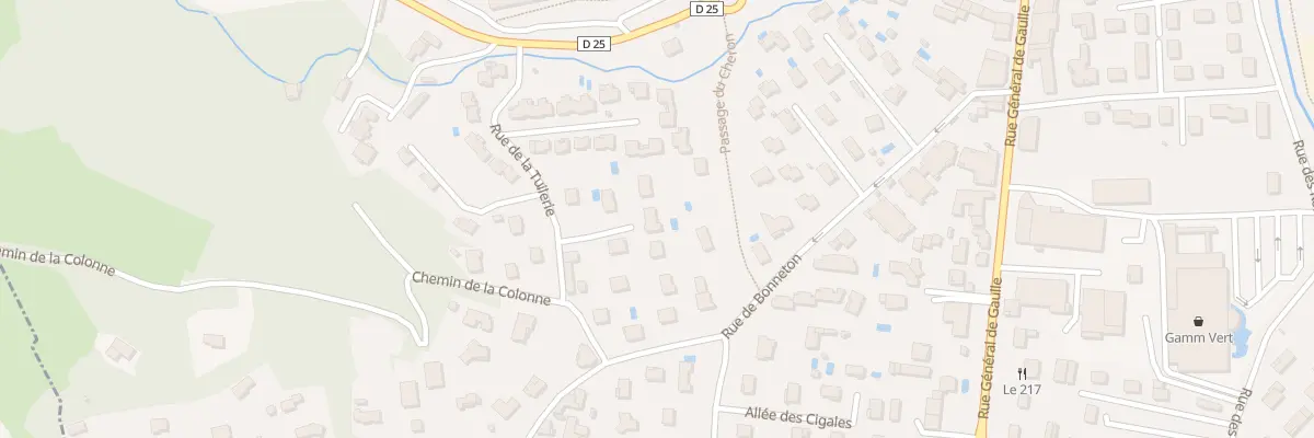 Plan du 10 Rue de Bonneton à Brignais