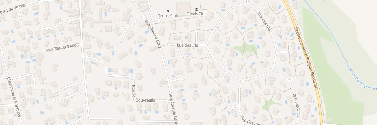 Plan du 26 Rue des Iris à Chaponost