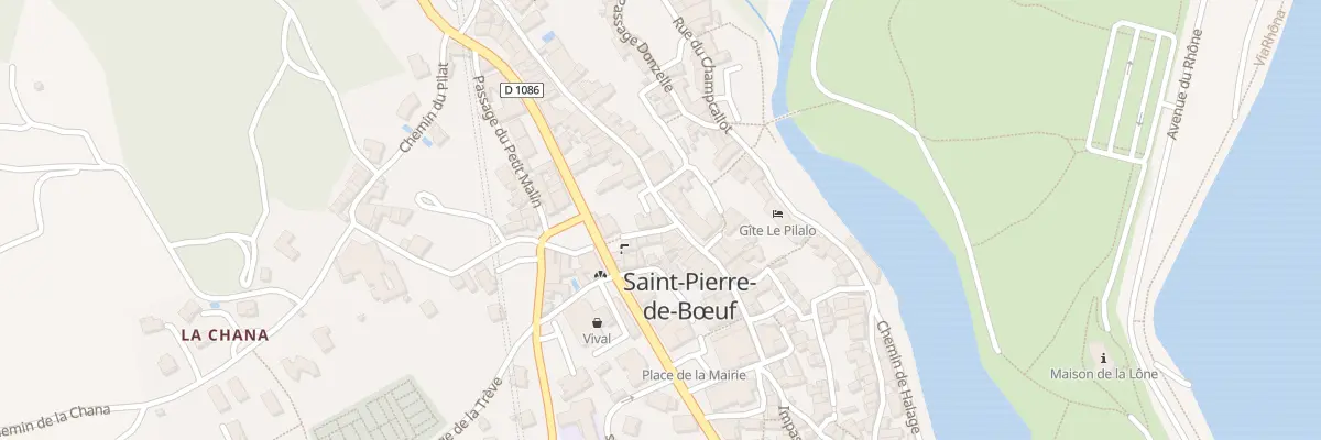Plan du 38 Rue du Milieu à Saint-Pierre-de-Bœuf
