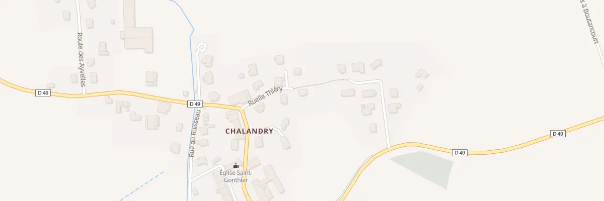 Plan du 6 Rle Thiéry à Chalandry-Elaire