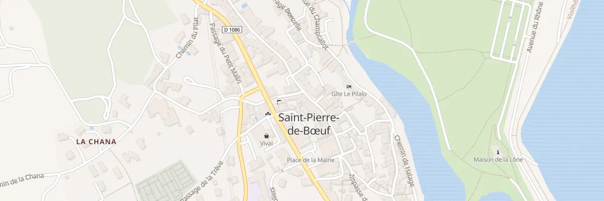 Plan du 42 Rue du Milieu à Saint-Pierre-de-Bœuf