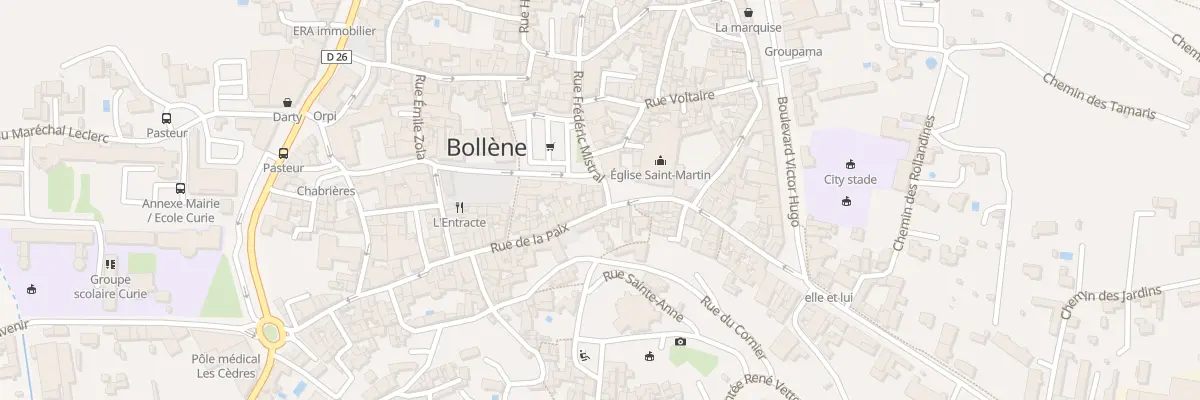 Plan du 27 Rue-de-la-Paix à Bollène